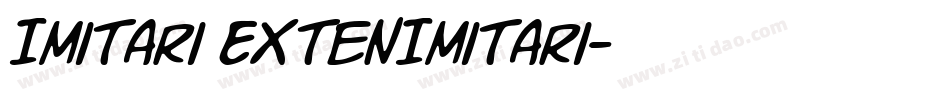 Imitari ExtenImitari字体转换